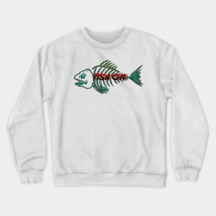 Fish on bones Crewneck Sweatshirt